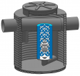 HYDROCARBON SEPARATORS WITH BY-PASS